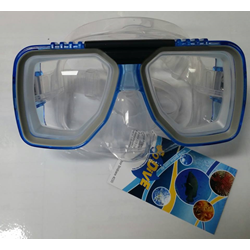 Vision-Assist Mask - Shortsighted [-2.0] - Tusa Liberator - Blue/Clear